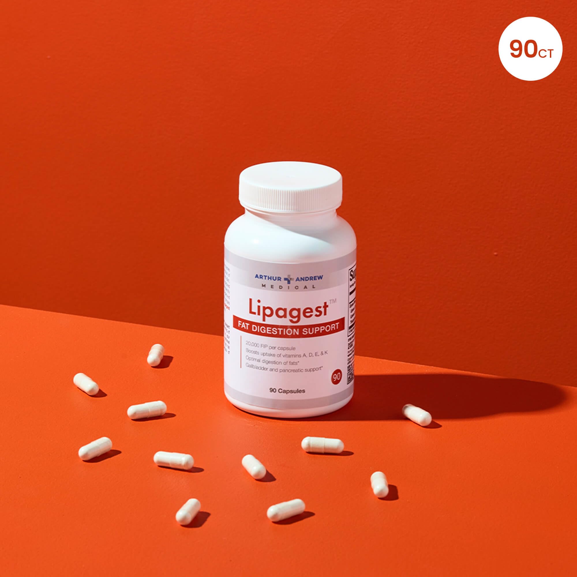 Arthur Andrew Medical, Lipagest, Lipase Enzyme, 20,000 FIP — Amazon image 2