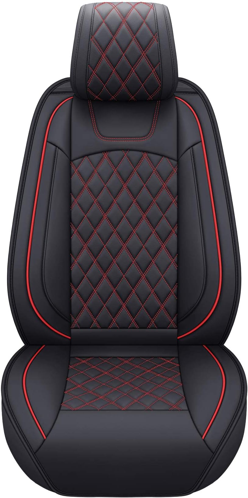 AierxuanCar Front Seat Covers Waterproof Faux Leather Automotive Vehichle Cushion Universal Fit for Tacoma Sportage Forester Santa fe Impreza Crosstrek Elantra Focus Fiesta
