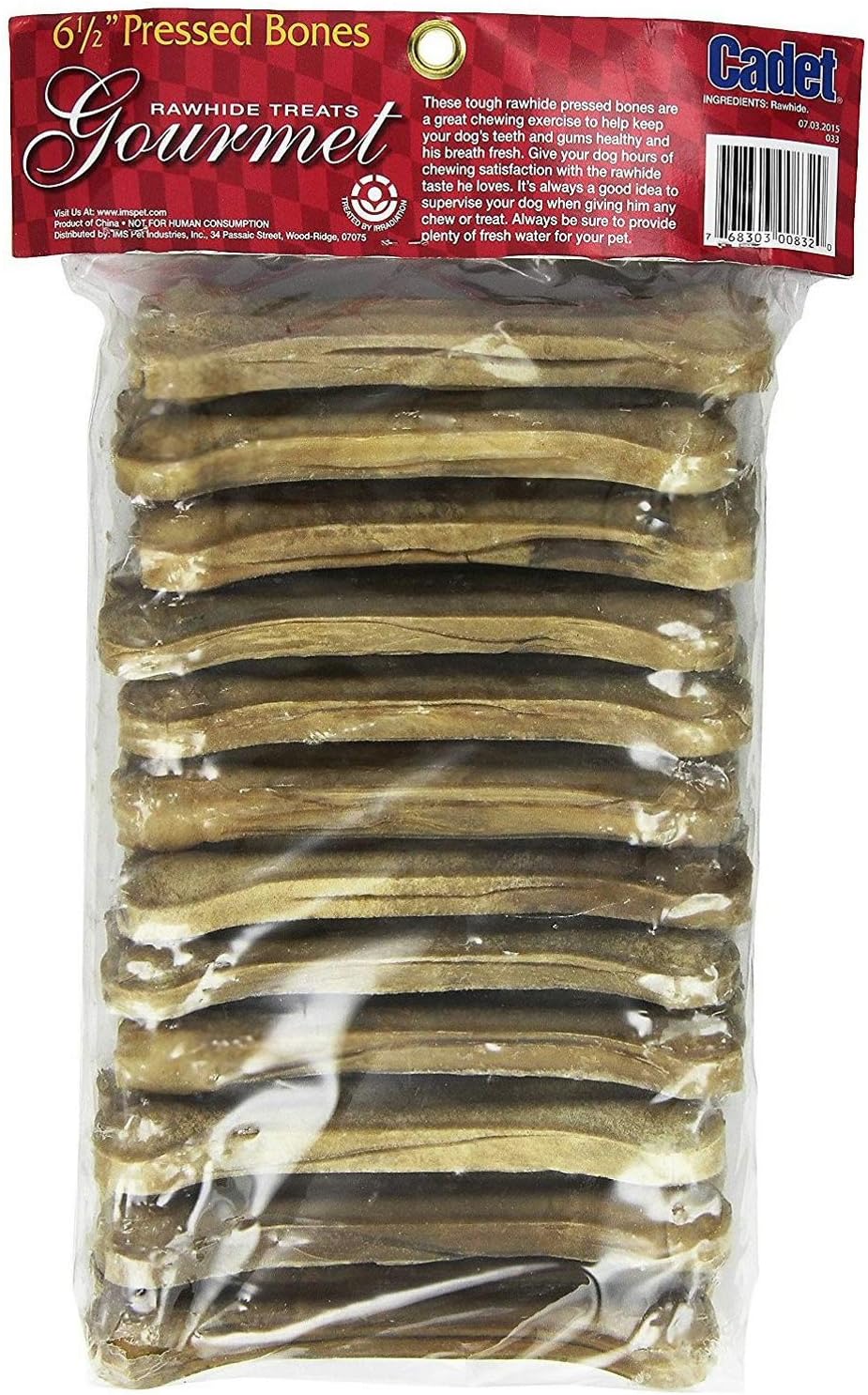 cadet pressed rawhide bones