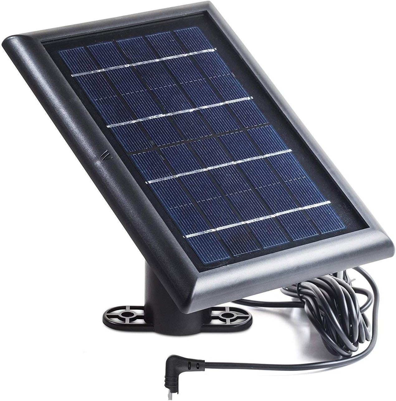 [Updated Version] Wasserstein Solar Panel Compatible with Arlo Pro/Arlo Pro 2 - Power The Arlo Surveillance Camera continuously (Black)
