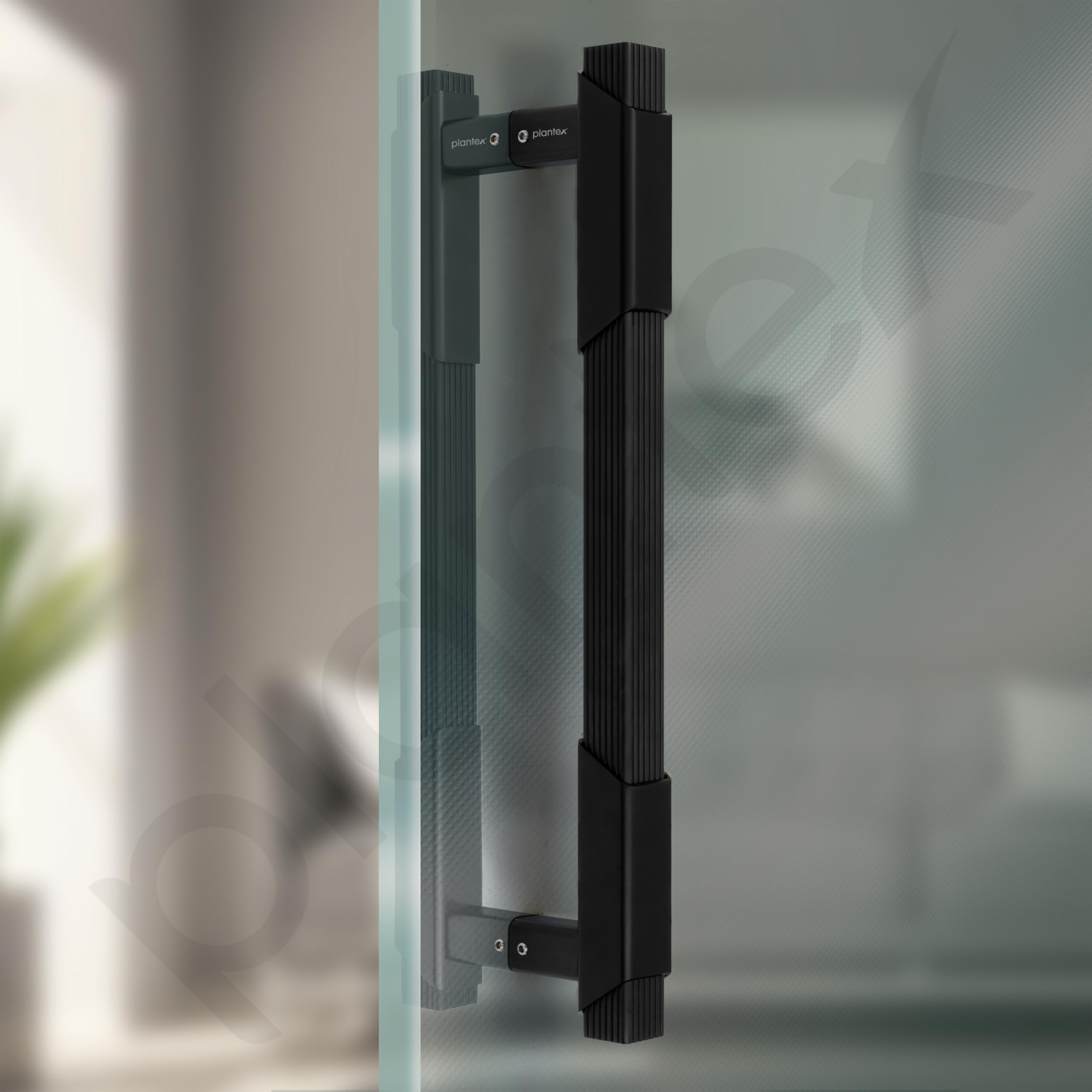 Plantex Door Handle/14 Inch Main Door Handle/Aluminium Door Handle/Pull-Push Door Handle/Door Accessories/3 Years Warranty (Pack of 1, Black) — Amazon image 6