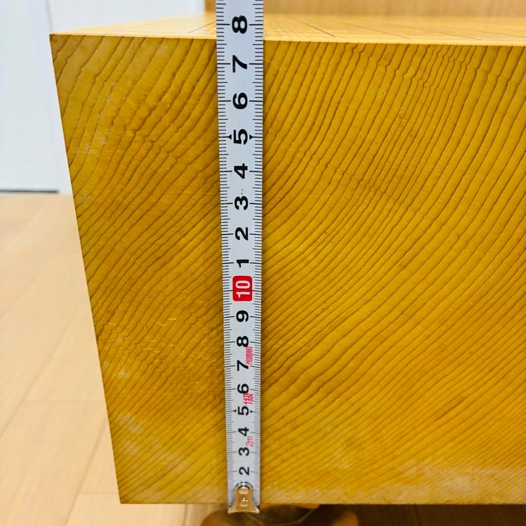 【状態良好】囲碁盤　本榧　天地柾目　5寸8分　脚付き　ヘソ有 状態良好】囲碁盤 本榧 天地柾目 5寸8分 脚付き ヘソ有 国産本榧