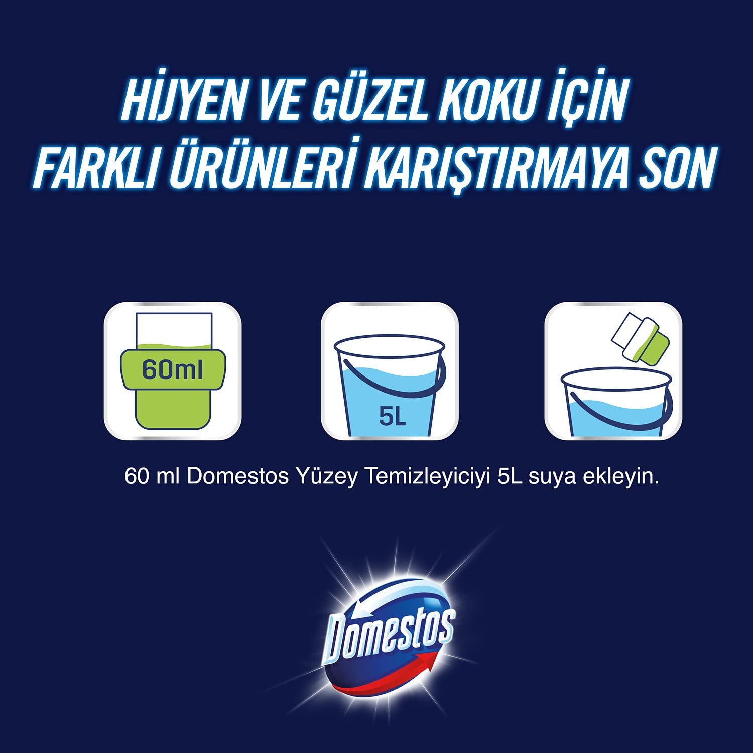 Domestos Yüzey Temizleyici Yoğun Kıvam Çam 1500 ml 2li paket