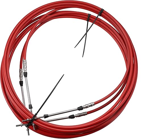 Motoforti 2 unidades de 20 pies 19.7 ft 236 pulgadas tipo marino 3300  33C caja de control remoto de cambio de acelerador para Yamaha motor fuera de