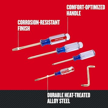 CRAFTSMAN CMHT65050 Acetate Screwdriver - 5Pc Set
