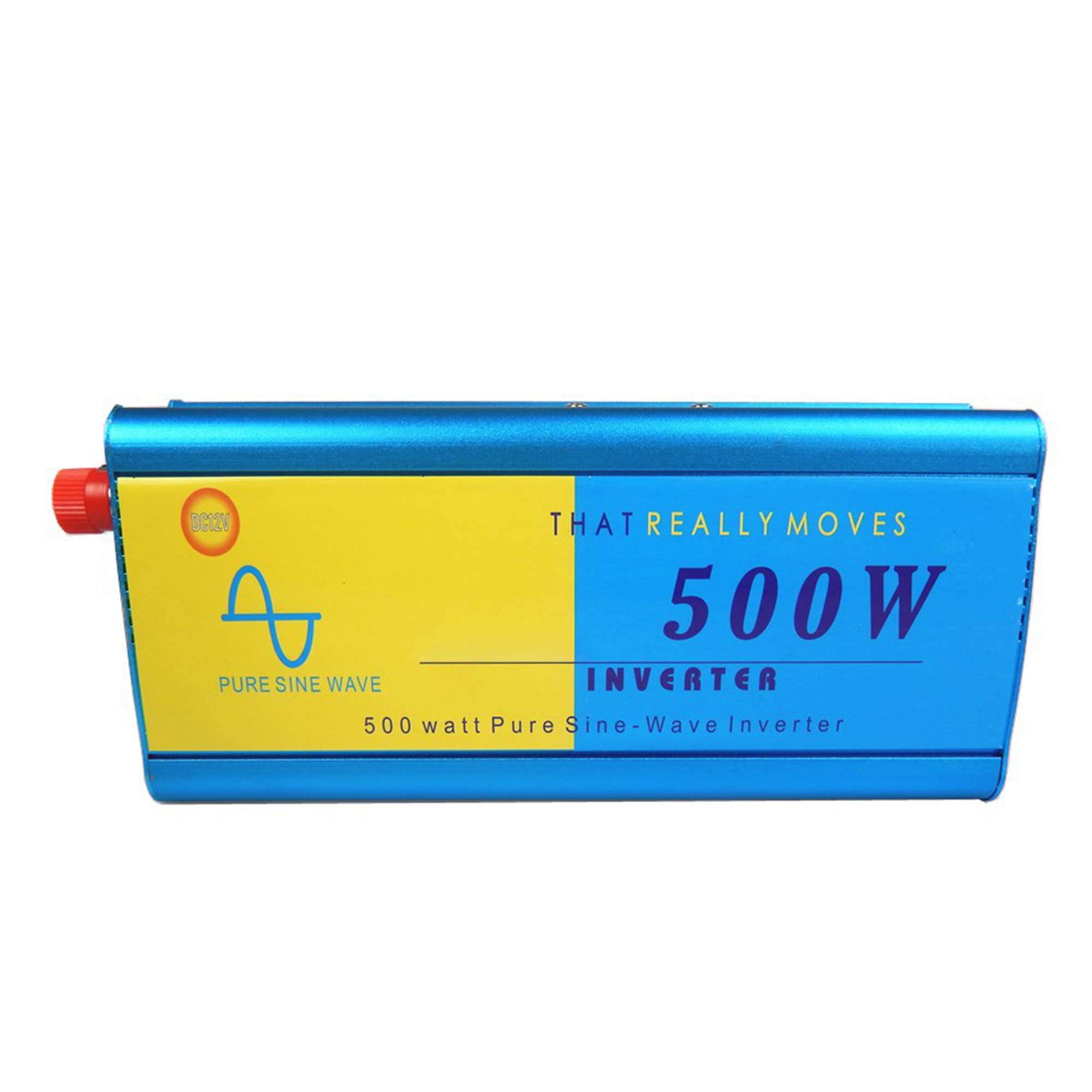 Inversor De Onda Sinusoidal Pura De 500 W, Pico De Potencia De 1000 W, Inversor De Corriente para Automóvil DC 12V / 24V A AC 220V, con Toma De AC Y Puerto De Carga USB