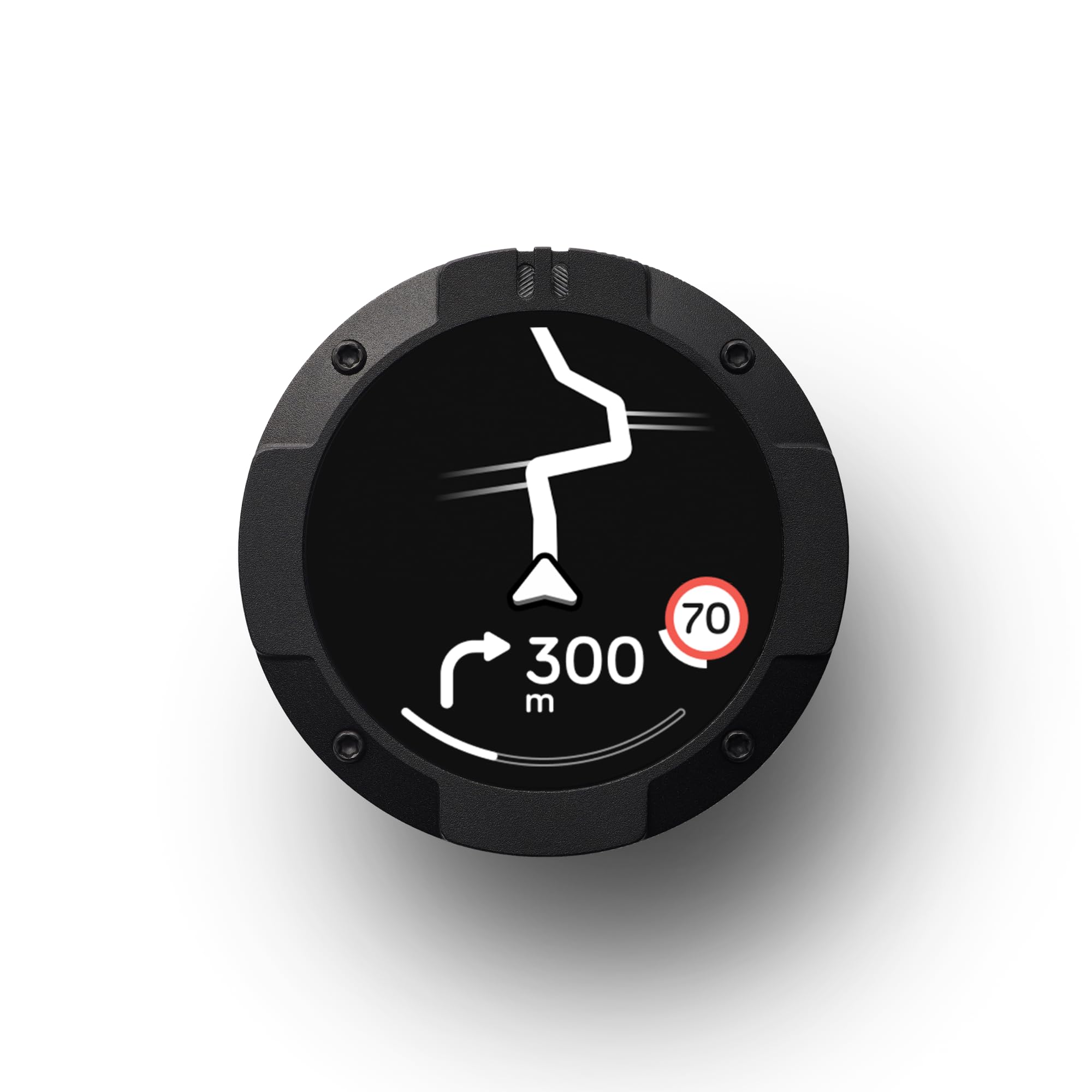 BeelineMoto II - Next Gen Motorcycle GPS Tracker | Compact Design, Waterproof Build, Simple Display & 14-Hour Battery |Glove Friendly Motorcycle Sat Nav Perfect for Adventure & Daily Commutes (Black)