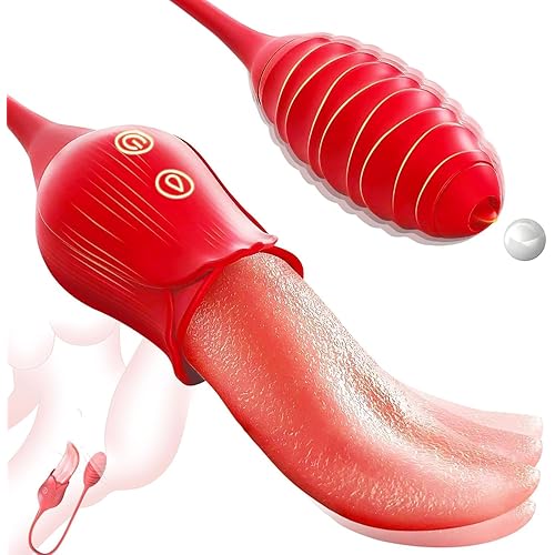 2025 New Adult Toy for Women Realistic Silent Silicone Rabbit Tongue Waterproof Pleasure Toys Set Thrusting Stimulation Electric Adult Tools Realistic Handheld Machines Gifts TE-05
