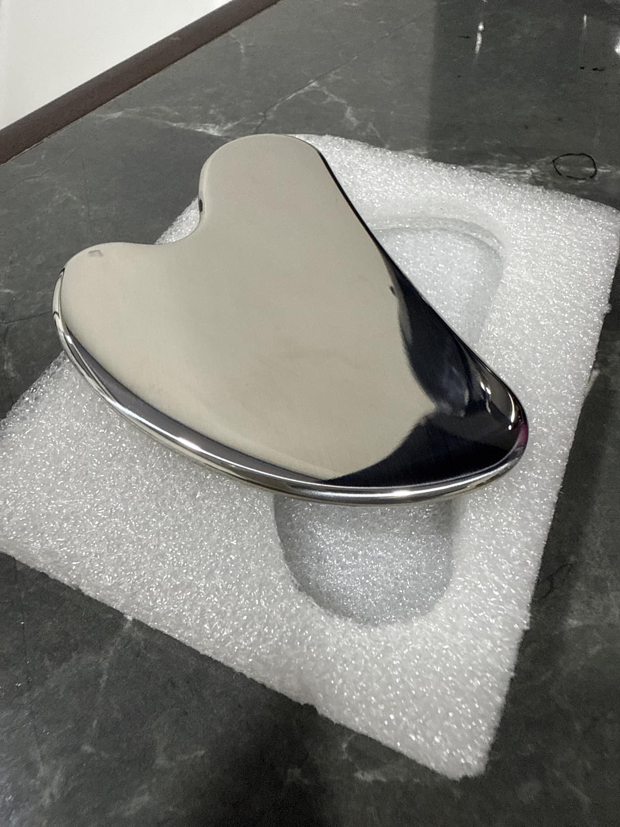 BAIMEI IcyMe Stainless Steel Gua Sha Facial Massager Tools |Relax Back Muscles | Face Sculpting | Daily Beauty Routine | Guasha Tool for Face|Skincare