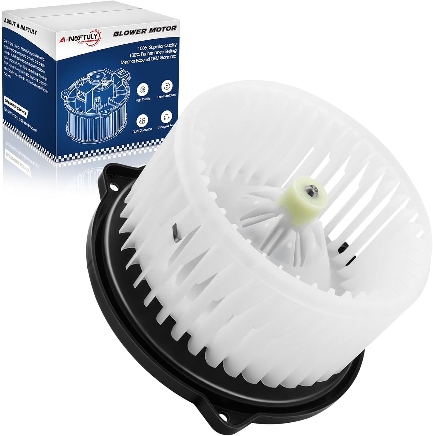 AC Blower Motor Fan Fits for 2007-2010 Toyota Sienna, 2010-2018 Subaru Legacy Outback, Lexus RX350 RX330 RX400h, Cadillac CTS SRX STS - Front HVAC Heater Blower Motor, Replace# 700228, 87103-08090