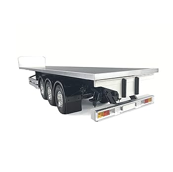 ホビーラジコン Tamiya 1/14 Scale Flatbed Semi-Trailer TOUCAN RC HOBBY RC Chassis Flatbed Semi Trailer DIY for