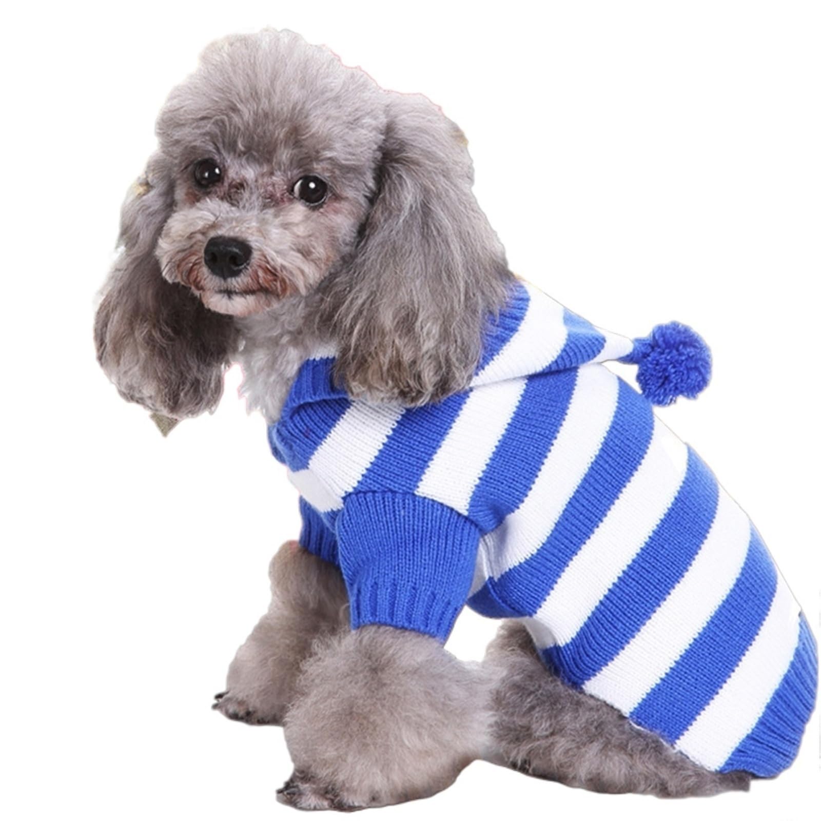 Pull de Noël chien et chat tricot confortable repas de famille