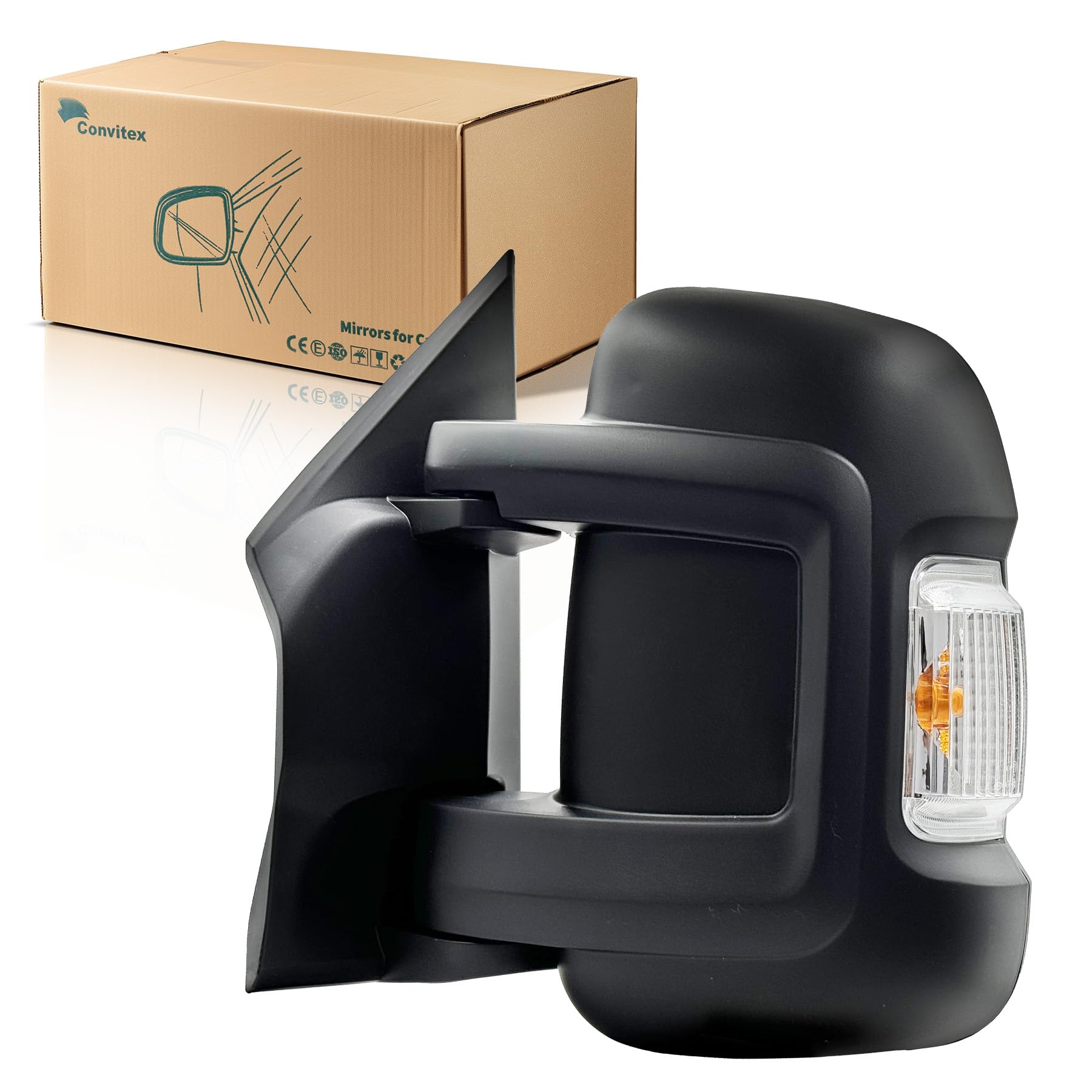 Specchio retrovisore esterno completo elettrico sinistro per Jumper Ducato Boxer 2006 - specchietto laterale