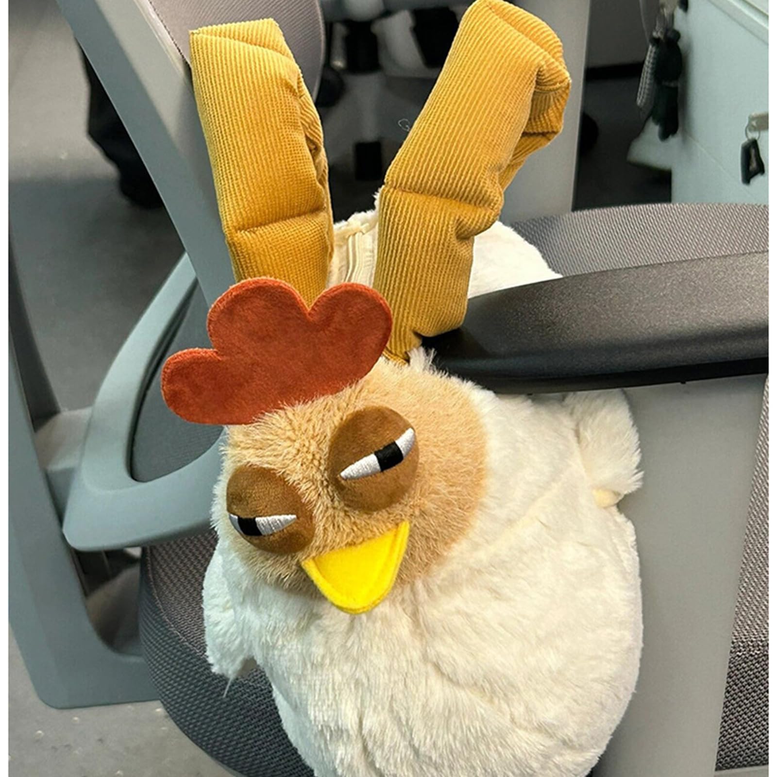 WBANGIAO Funny Cartoon Chicken Plush Handbag Cute Stuffing Animal