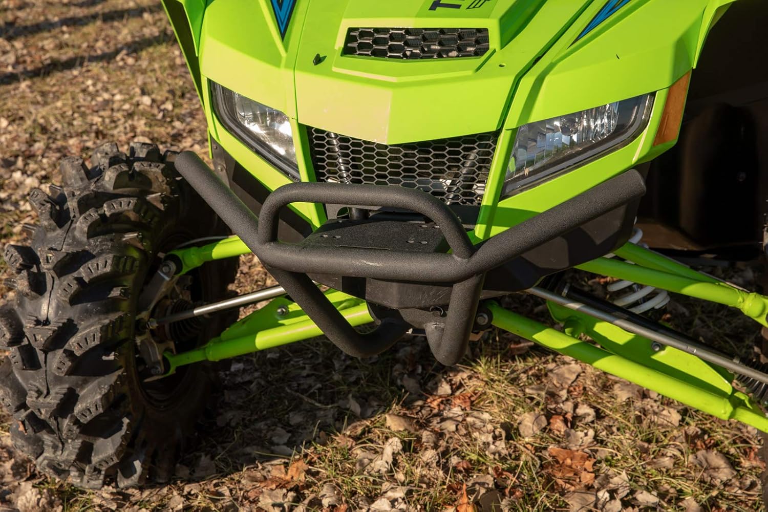 SuperATV Heavy Duty Front Brush Guard Bumper for Textron Wildcat XX (2018+), Winch Ready, See Fitment, USA Made