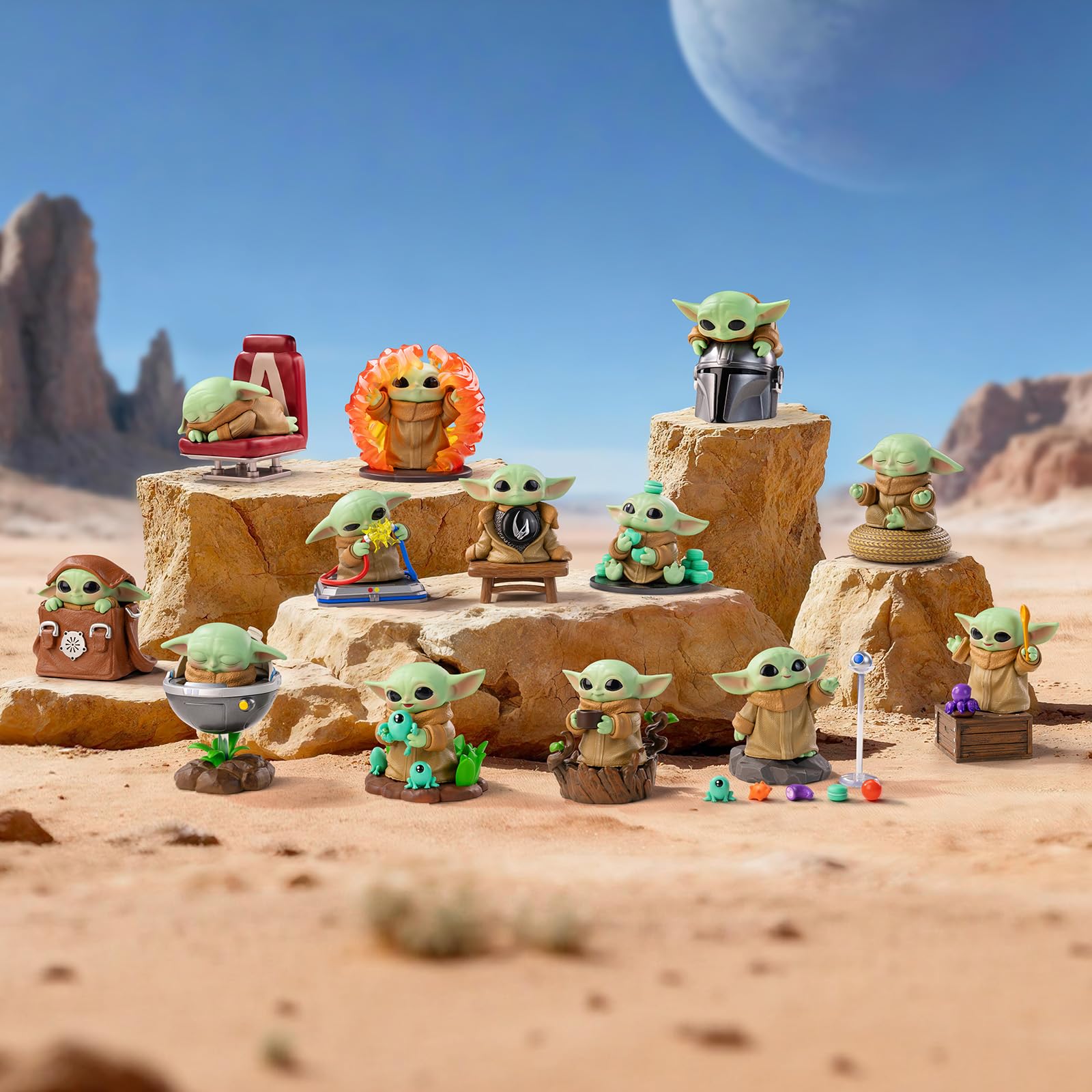 Amazon.co.jp: POP MART Star Wars Grogu Tiny But Mighty Series