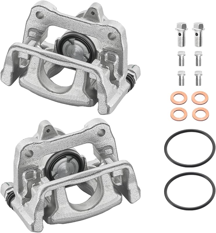 Conjunto de pinças de freio a disco traseiras BDFHYK 19-B7434 e 19-B7435 para Mazda 6 2016–2021 2,5 L L4 – 2 unidades