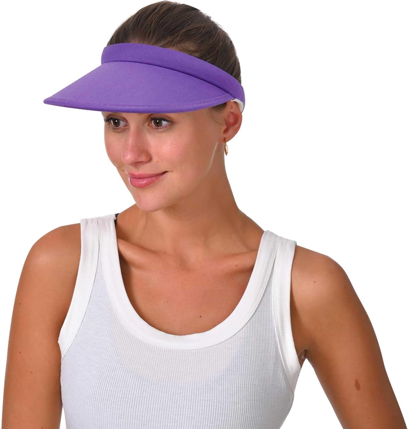 2 Pack Sun Visor Hats Women Men Clip On Wide Brim Visors Hat Outdoor Sports Golf Beach Travel Tennis Caps - Image 6