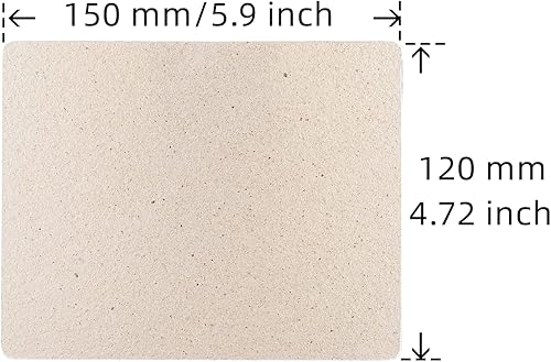Miniatura 7 de BOJACK Cubierta de guía de ondas para microondas, placa de mica para microondas 4.606 x 2.520 in (paquete de 6)