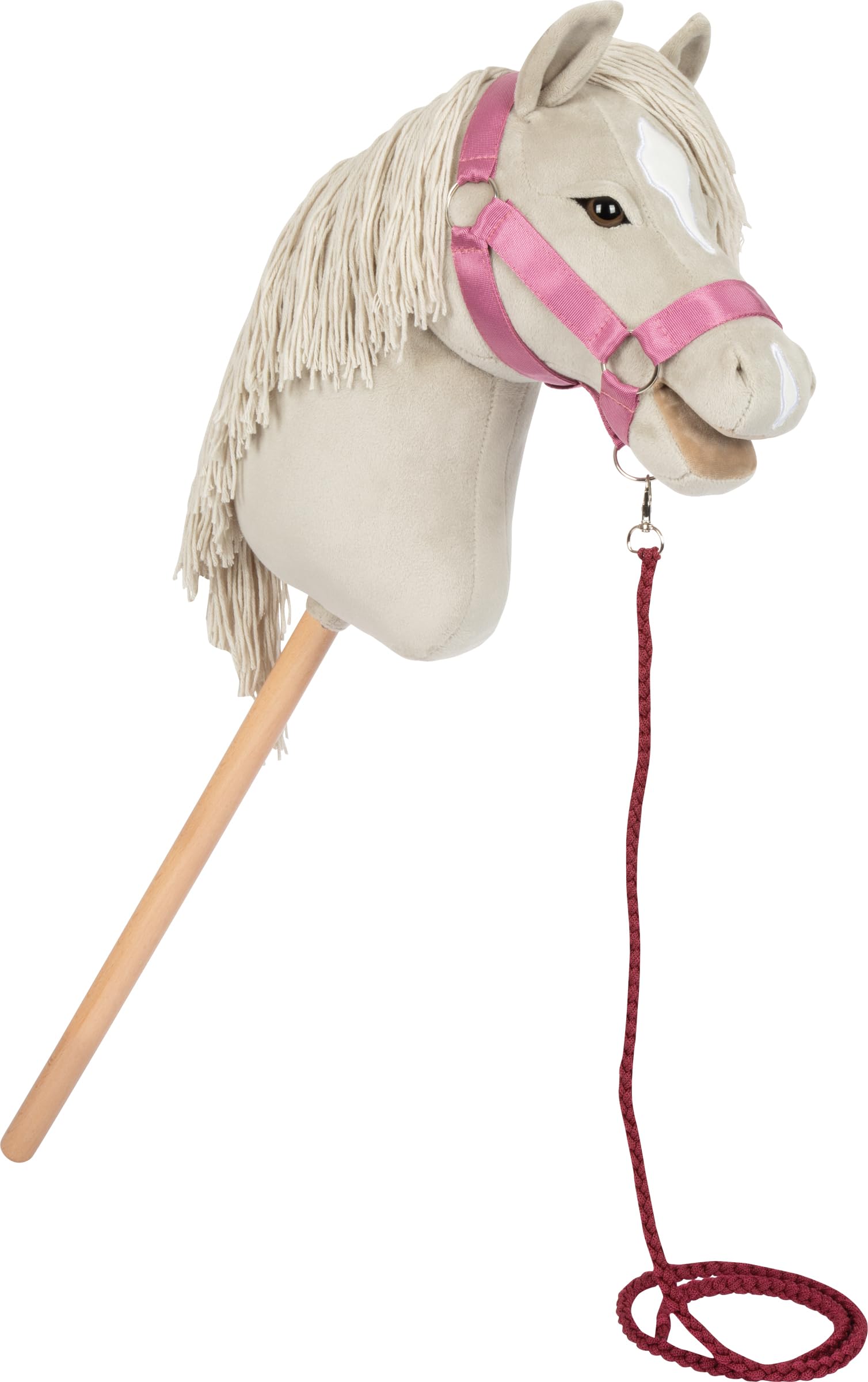 small foot Hobby Horse grigio "Luna" con briglia e cavezza, da 3 anni