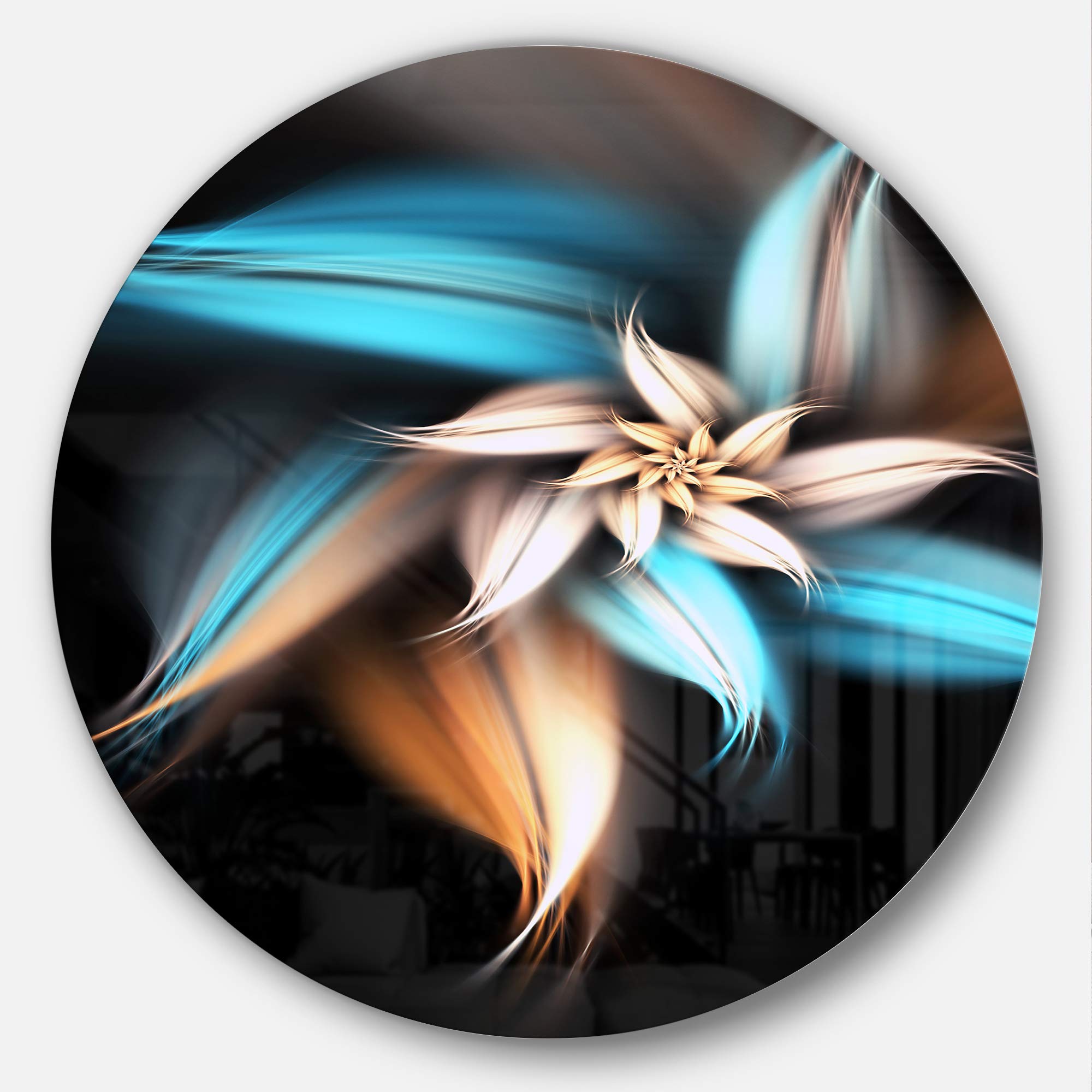 Amazon.com: Designart MT11858-C11 Blue Brown Digital Art Fractal