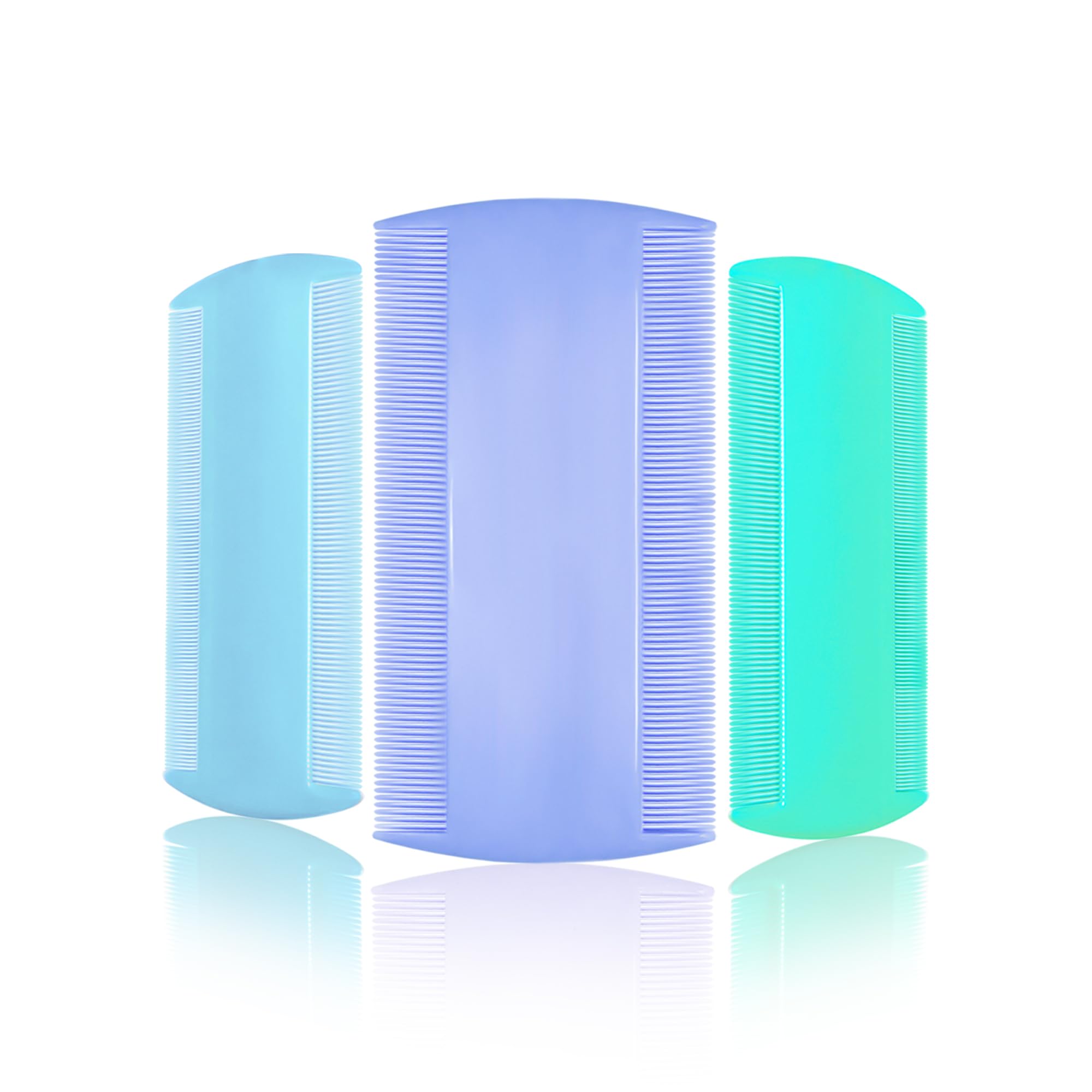 Sanas Lice And Nits Removal Comb Lice Comb 3Pcs Lice Removal Machine For Women And Kids Dandruff Remover Eggs Removing Comb For Kids Nits R 3Pcs (Multicolour)