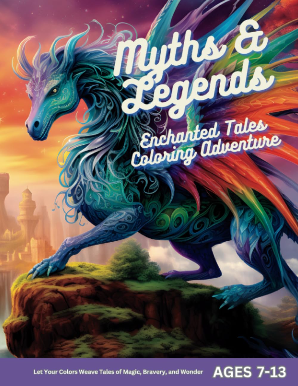 Myths and Legends Coloring Book: Enchanted Tales Coloring Adventure