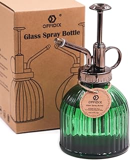 Sponsored Ad - OFFIDIX Plant Mister Spray Bottle Glass Mister for Inside 6.3" Tall Vintage Style with Bronze Plastic Top P...