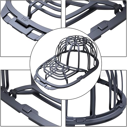 Miniatura 3 de Eiito Lavadora de sombreros para lavadora, paquete de 2 limpiadores de sombreros para gorras de béisbol, moldeador de sombreros para lavavajillas