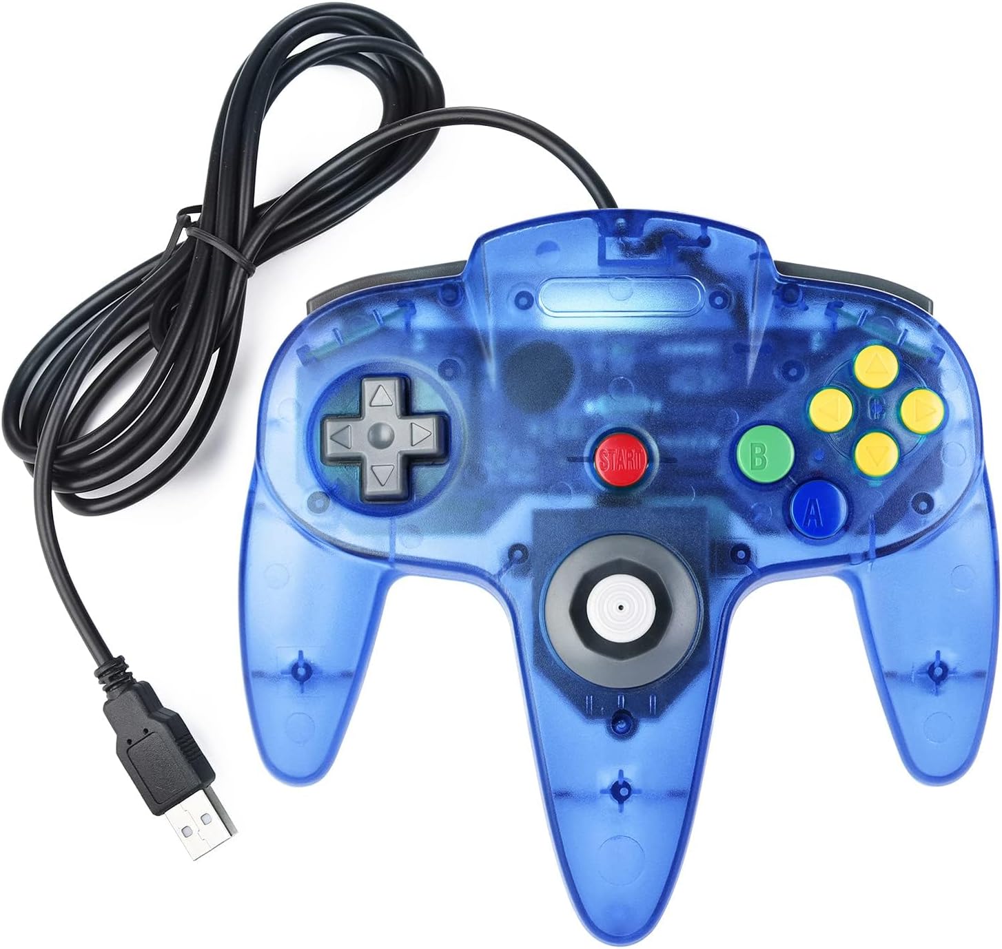 KIWITATA Classic N64 USB Controller for PC, Wired N64 Remote Game Pad Joypad Controller for Windows 7 8 11 & MAC & Raspberry Pi 6 71hRHvcFb4L. AC SL1500