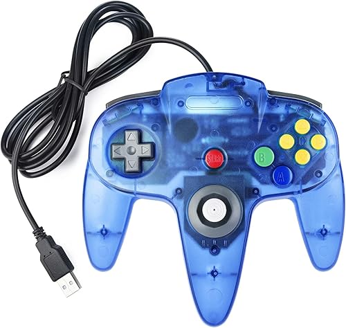 Miniatura 5 de KIWITATA Classic N64 Controller for PC, Retro N64 Wired Remote USB Game Pad Joypad Controller for Windows XP 7 8 11 & MAC & Raspberry Pi