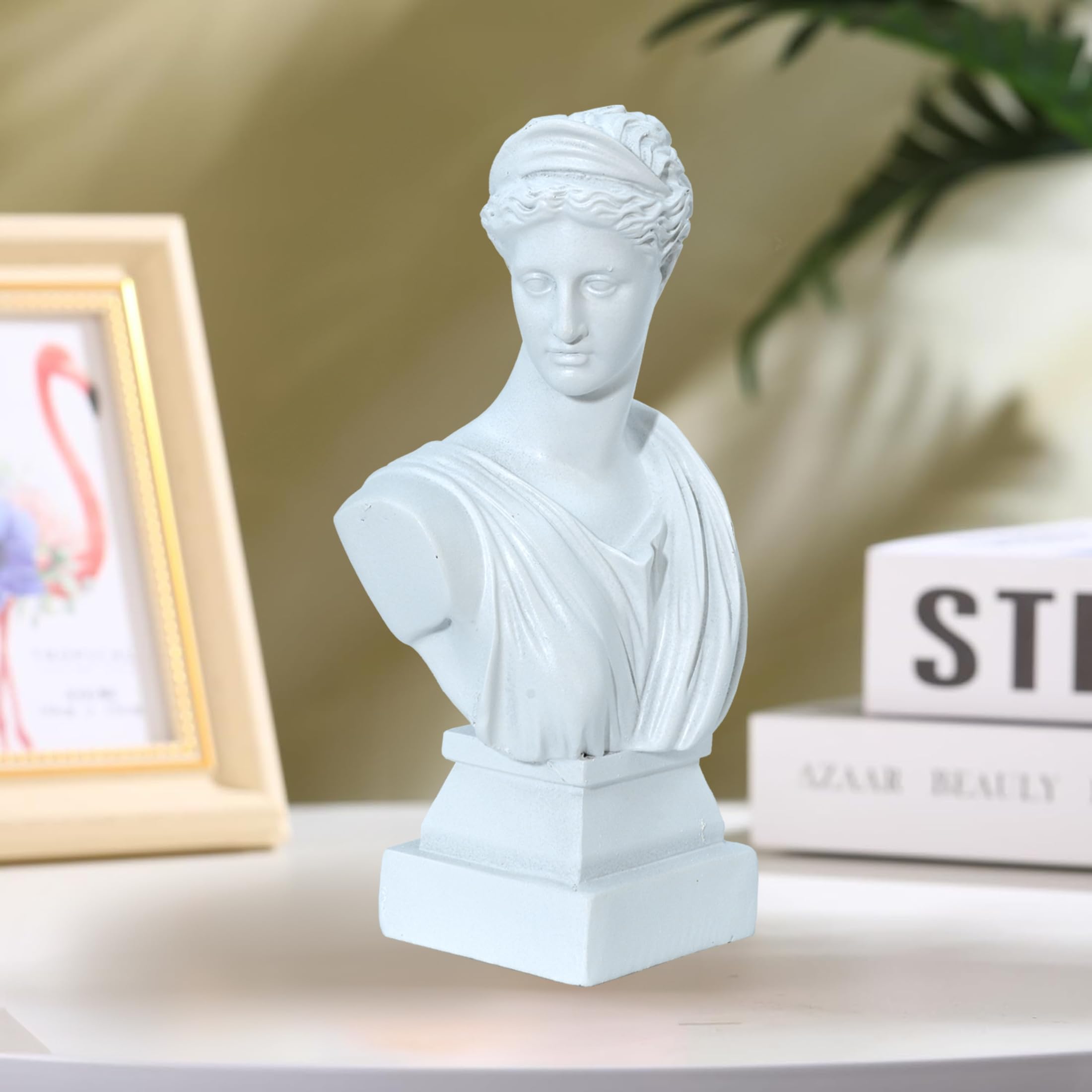 Greek Statue Resin Sculpture - Home Decor Accent -2