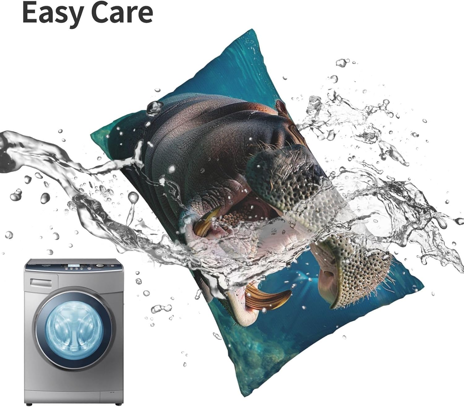 Pillowcases Set of 2 Pillow Shams Breathable Soft Plush Pillow Covers with Envelope Closure Animal Underwater Pillowcases Queen Size 20x30 Inches Winter Decorative Washed Pillow Cases