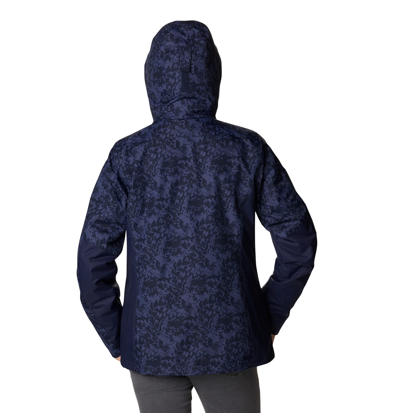 Columbia Women's Tunnel Falls Interchange Jacket, Dark Nocturnal Florescence Print, X-Small