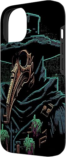 Miniatura 5 de Funda para iPhone 13 Pro Max Pixelated 16 Bit Digitalized Plague Doctor Retro Vintage Pixel Case