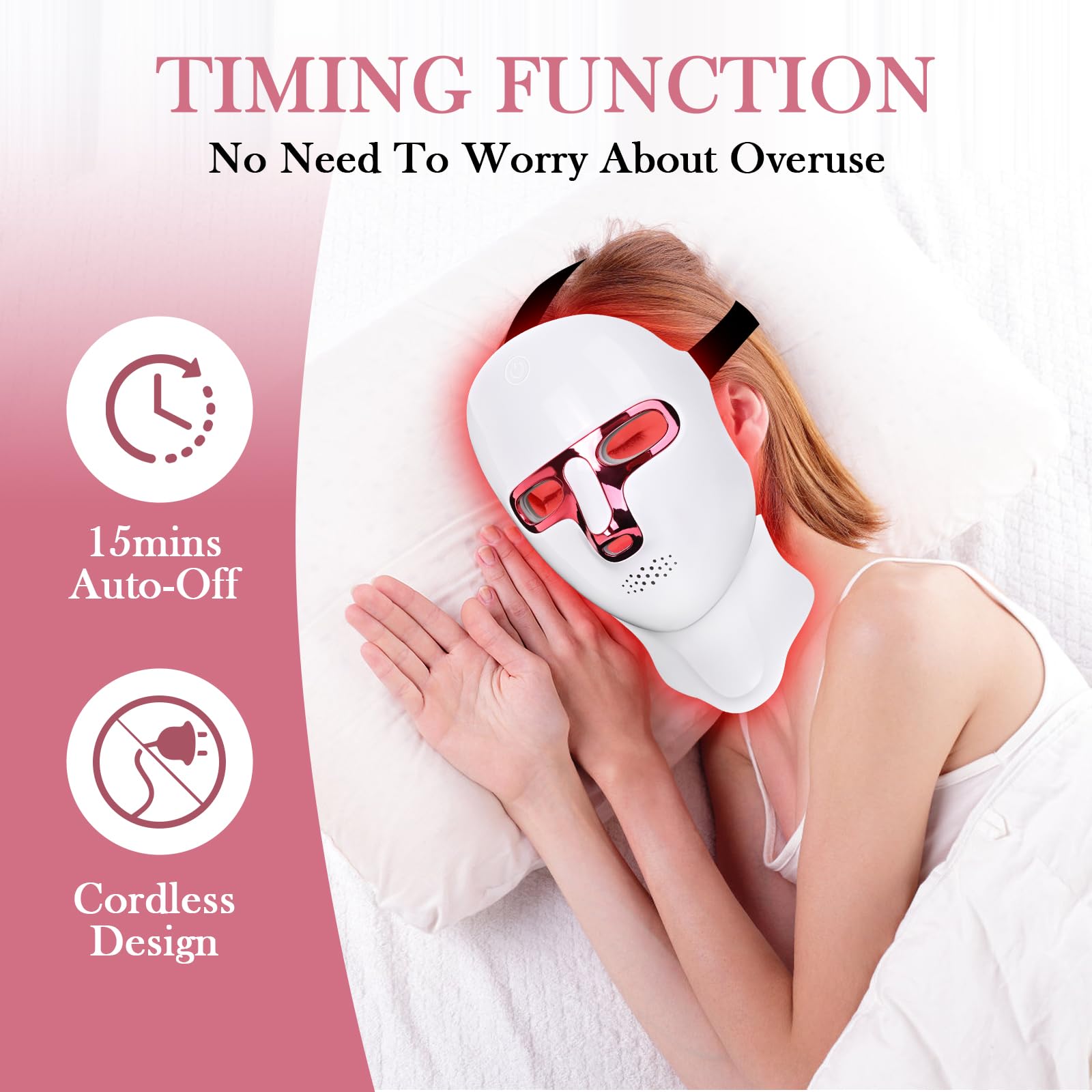 Amazon.com : Red Light Therapy Mask for Face - 7+1 Colors LED