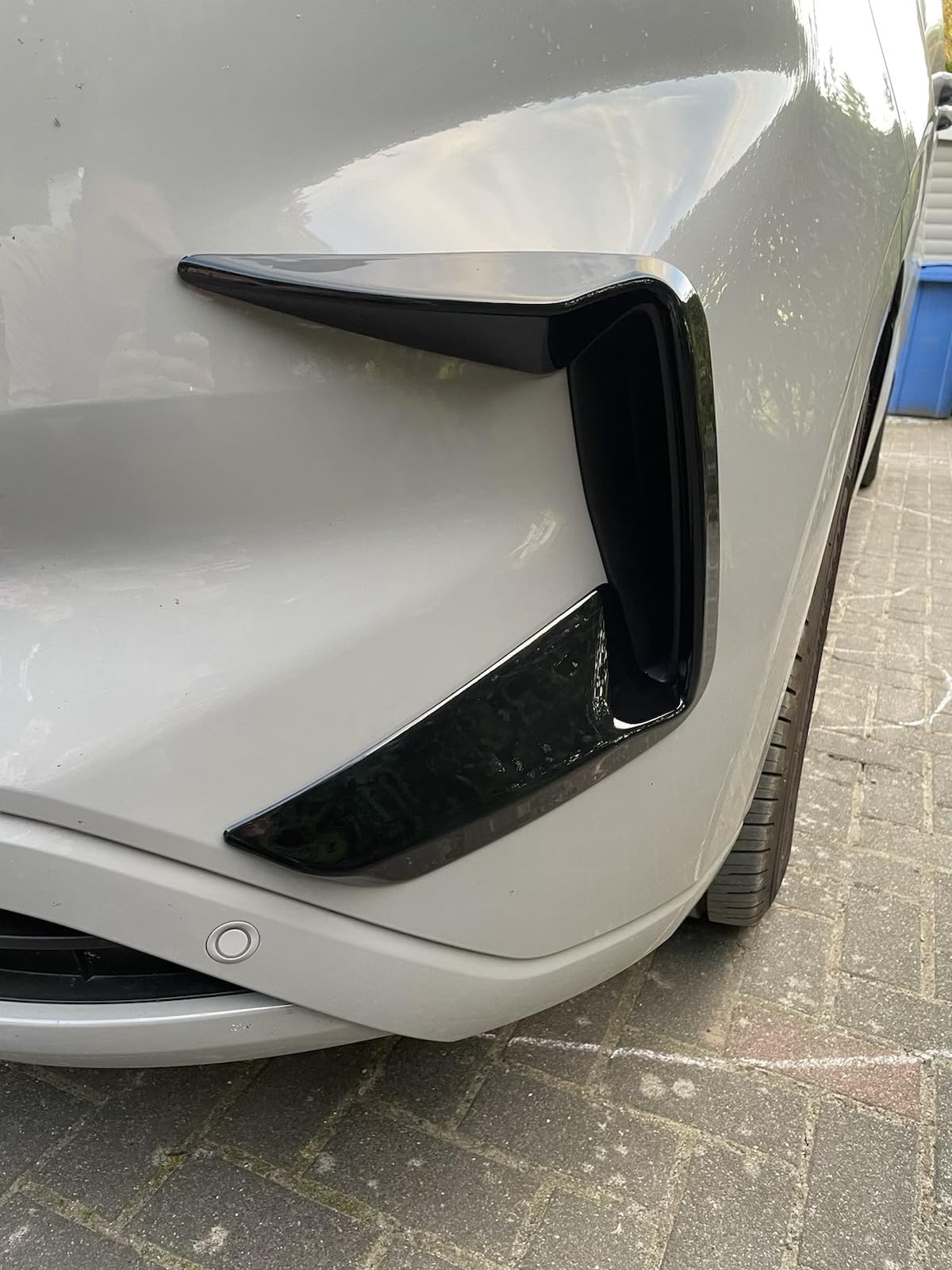 Alettoni aerodinamici anteriori in nero lucido per Ford Transit Tourneo/Custom Custom MK2 Trend e Limited 2024 2025 in poi, accessori per spoiler e deflettori per Ford Transit