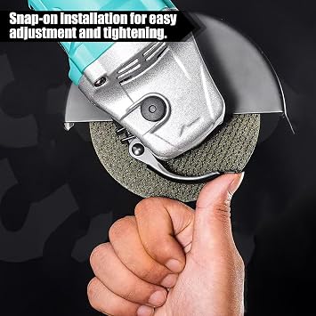5.3 135mm Grinder Guard for 5 4-1/2 4 Wheel Disc Blades Protective Cover Shield Attachments Compatible with DEWALT Milwaukee Makita Metabo Bosch RYOBI XAG04T XAG04Z XAG09Z XAG11Z Angle Grinders