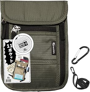 comfox パスポートケース 首下げ