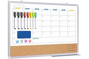 TRIPOLLO Monthly Dry Erase Calendar, Ultimate Productivity Companion