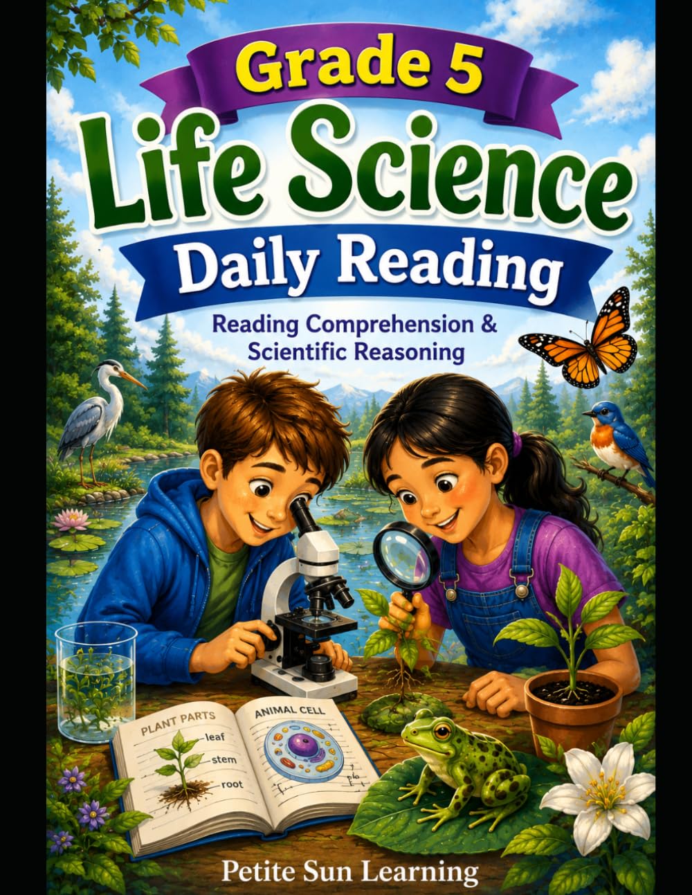 Grade 5 Life Science Daily Reading: Reading Comprehension & Scientific Reasoning (Upper Elementary Science Series)