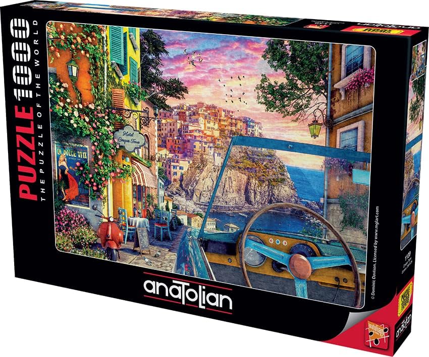 Miniatura 3 de Anatolian Puzzle - Cinque Terre, rompecabezas de 1000 piezas, #1139