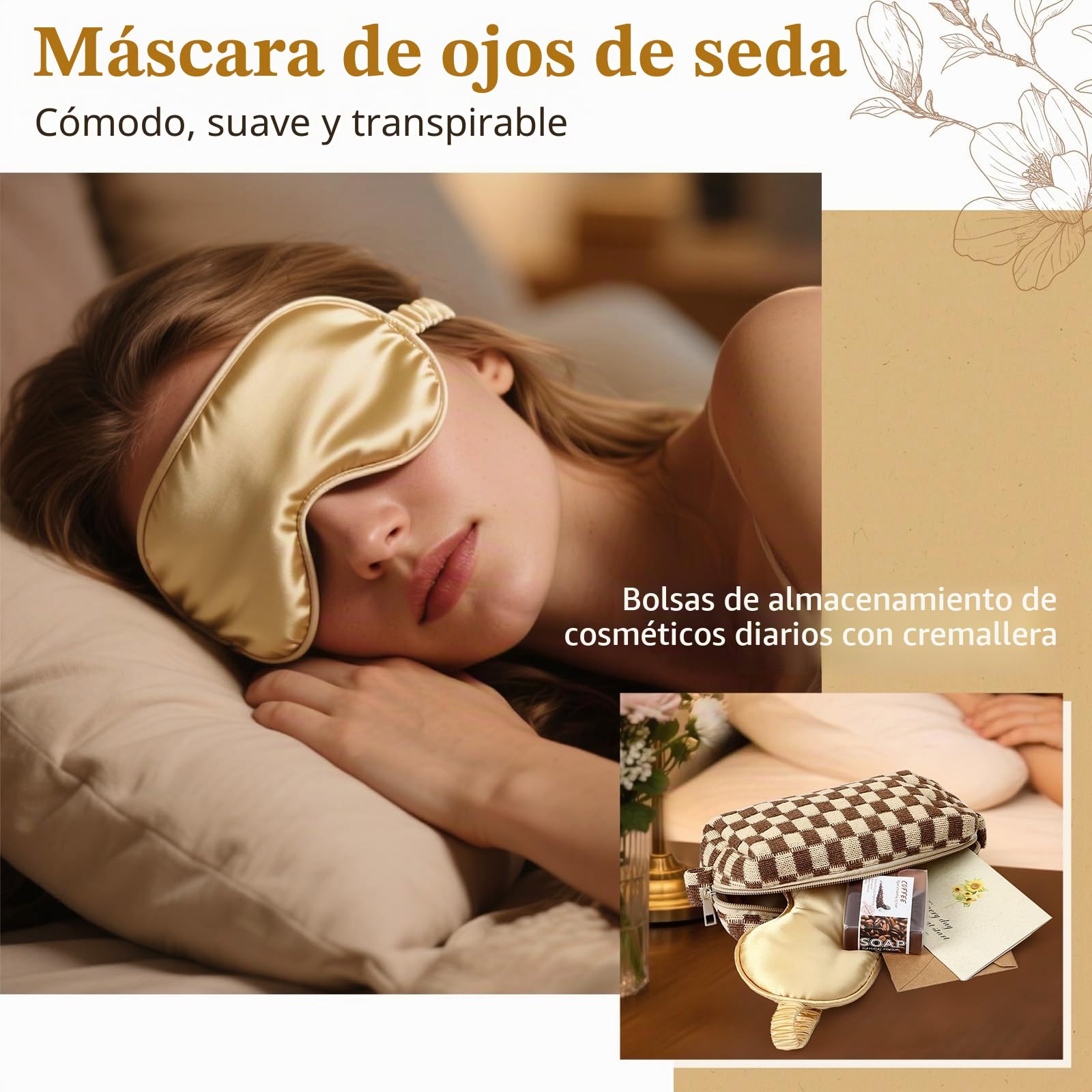 Regalo Cumpleaños para Mujer,Regalo Set de Taz, Vela Perfumada, Bomba de Baño,Jabón, Neceser, Pack de Lujo para Cumpleaños, Aniversario San Valentín Navidad para Esposa, Mujer, Mamá, Hermanas.