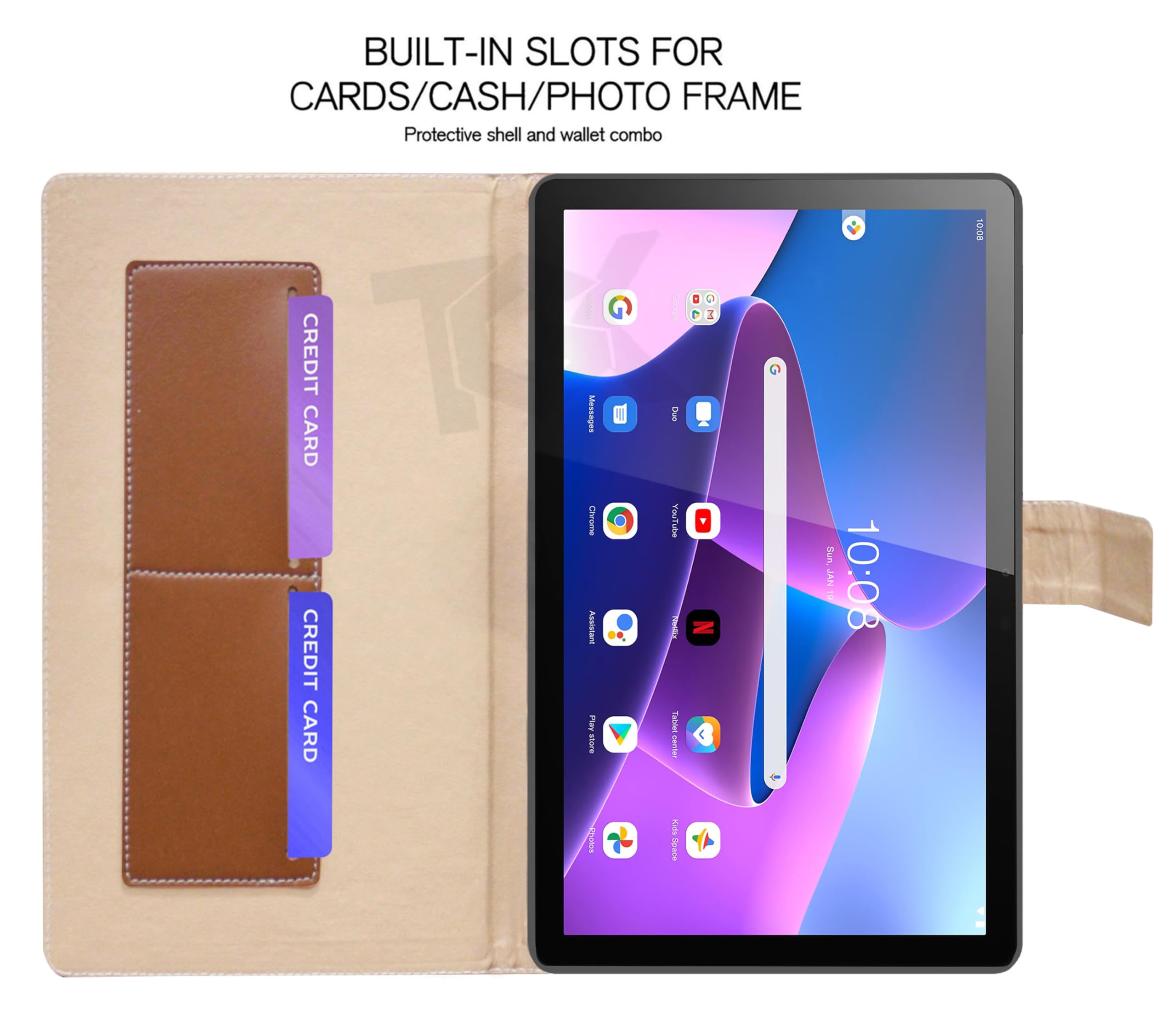 TGK Flip Case Cover for Lenovo Tab M10 Plus 3rd Gen 10.6 Inch