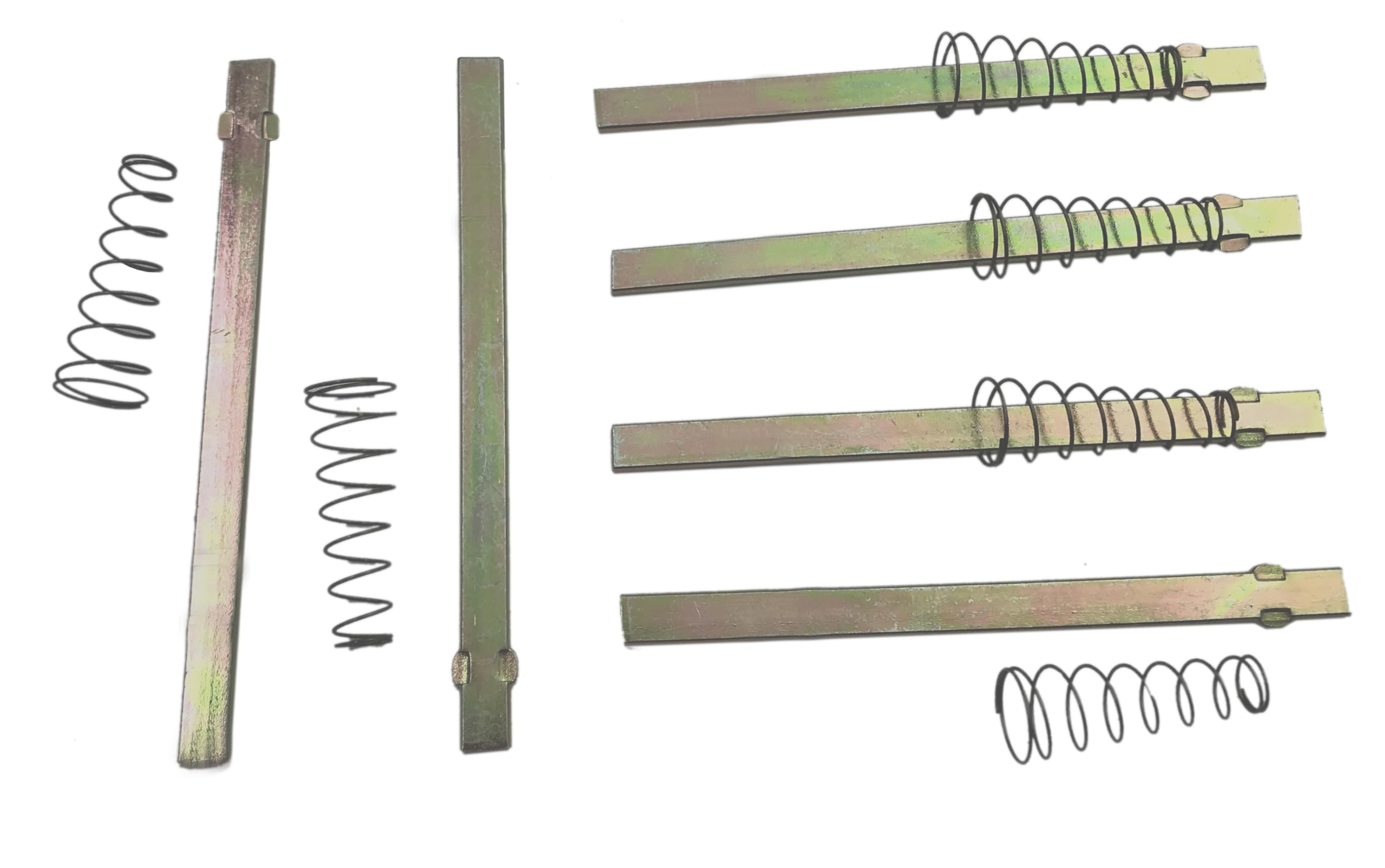 Flat Spindle Rods Replacement Parts - (6 Pack) for JOUNJIP Mechanical Door Locks Only - 87mm Long