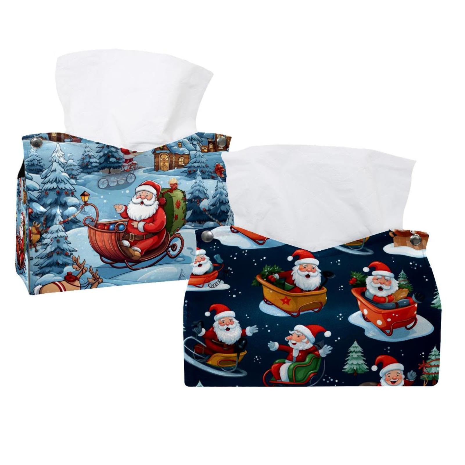 Boîte à mouchoirs de Noël traîneau pour sublimer votre table de nuit
