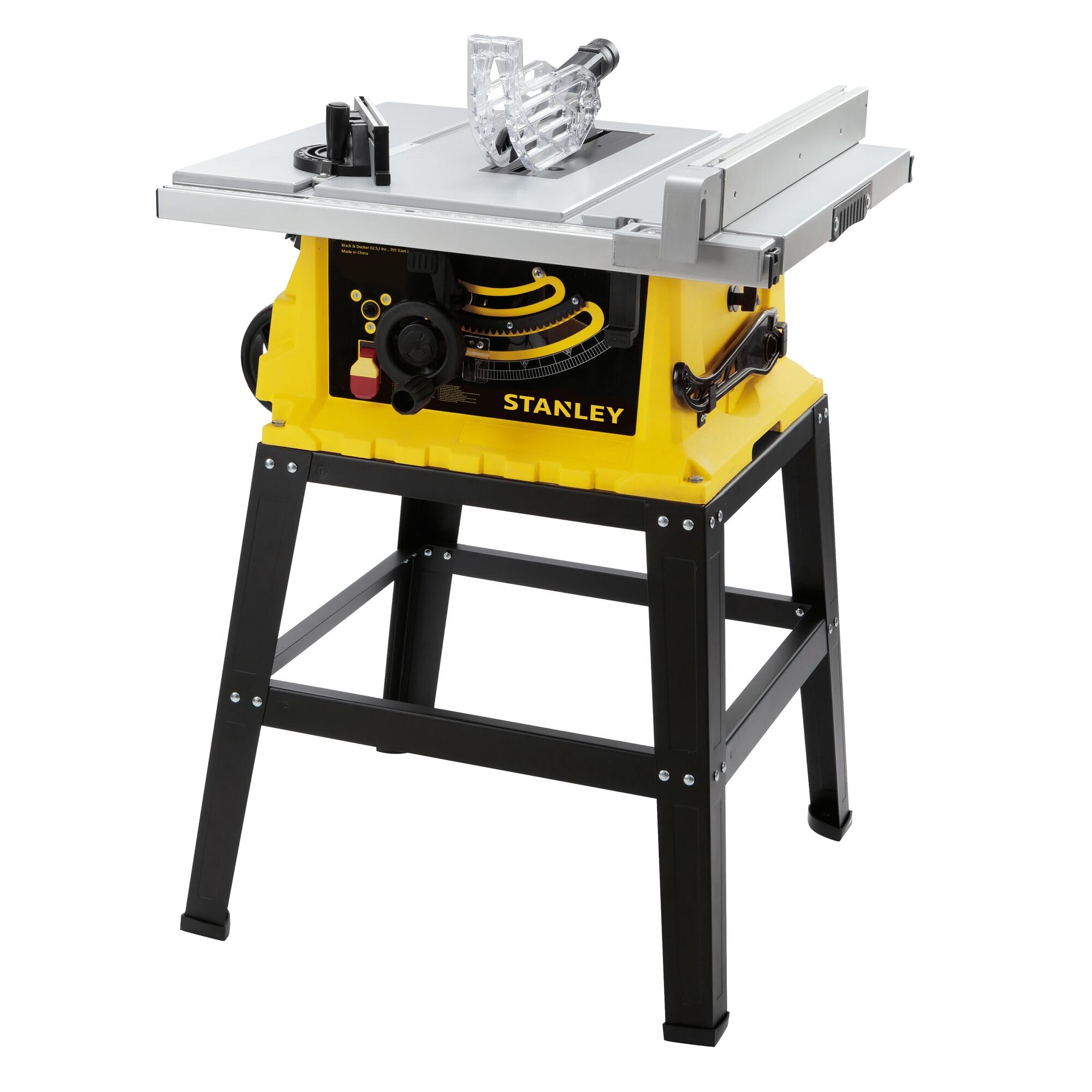 STANLEY SST2001-IN 2000W 254mm Table Saw With Frame, 4900 RPM, For Heavy-Duty Applications & Cutting Plywood, Compatible with 10” Cutting Blades, 1 Year Warranty, Yellow and Black-picture-16