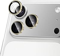 Vista 60 de Compatible con iPhone 13 Pro para iPhone 13 Pro Max, protector de lente de cámara antiarañazos, vidrio templado 9H, protector de cámara de metal a