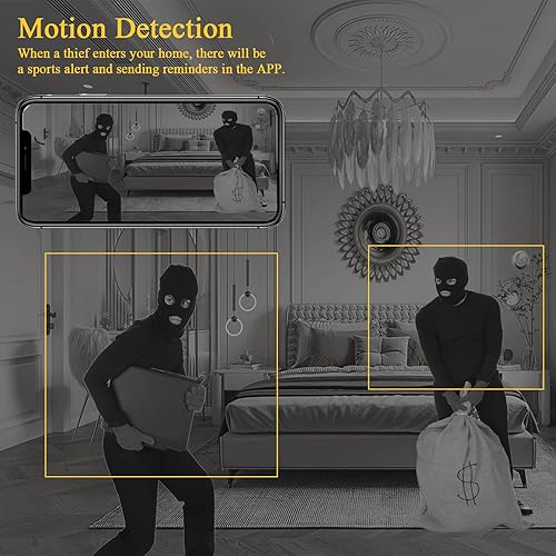 Miniatura 5 de Chihod Cámara oculta Mini cámara espía cámaras de seguridad para interiores y exteriores cámara portátil HD 1080P cámara inalámbrica WiFi con visión