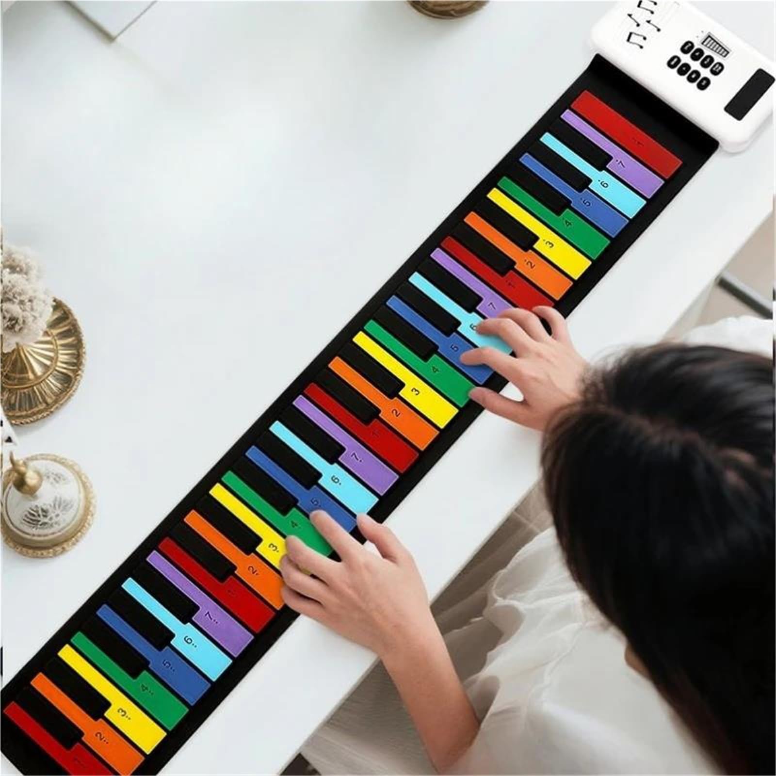 Pianino Elektroniczne Przenośne 49 Klawiszowe Ręczne Cyfrowe Pianina Elektroniczne Profesjonalny Instrument Dla Początkujących I Dorosłych